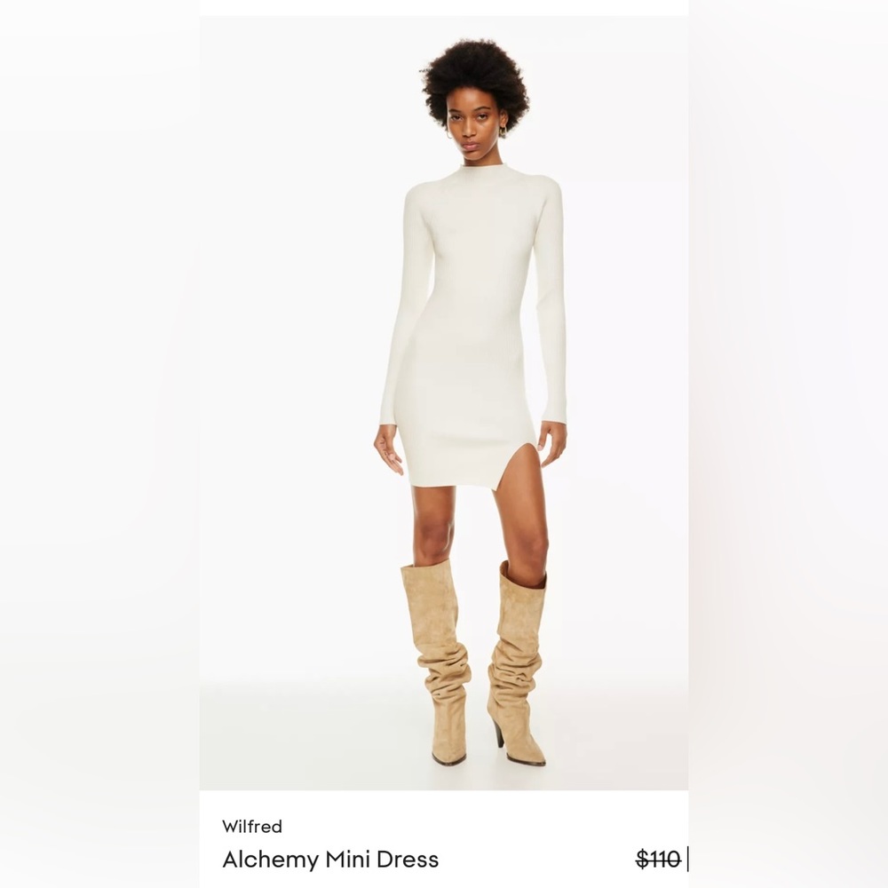 Aritzia Wilfred Alchemy Mini Dress